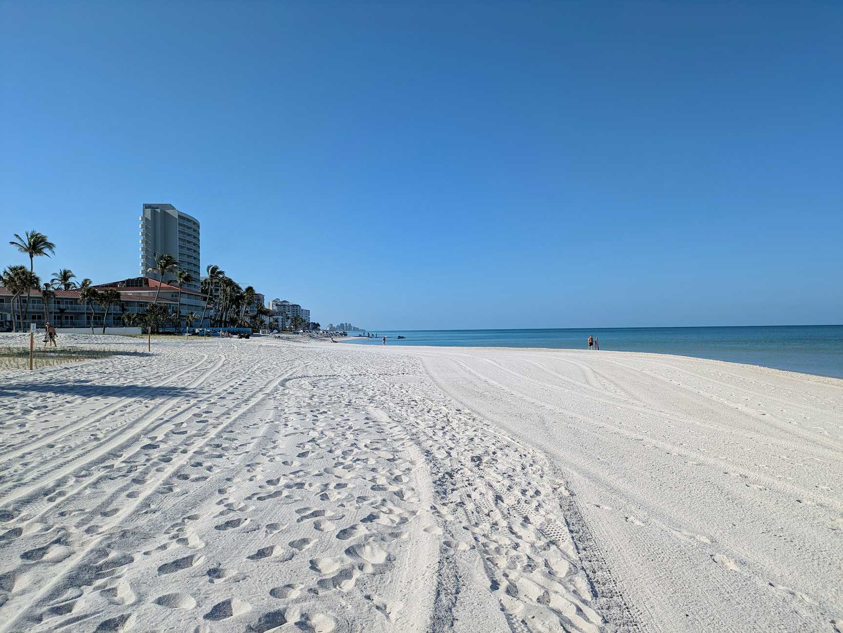 North naples beach near la playa